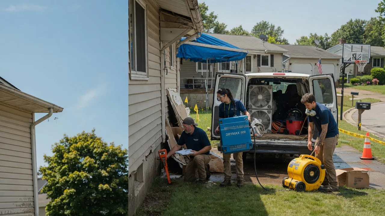 Ceiling Leak Cleanup in Carbondale, PA near me